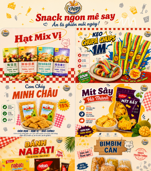 F Chips ra đời với mong muốn mang đến cho khách hàng những món ăn vặt ngon, chất lượng và giá cả hợp lý.